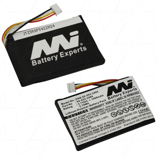 MI Battery Experts PAB-02-553-3494-BP1